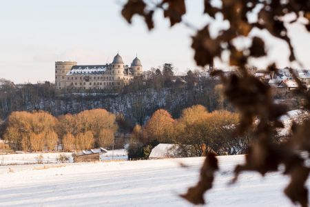Außenansicht der Wewelsburg im Winter